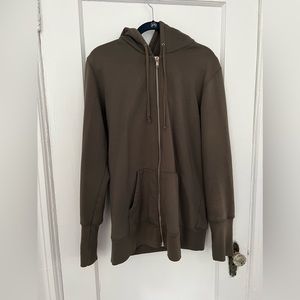 OAK NYC Slouch Hoodie -M/L in gray green